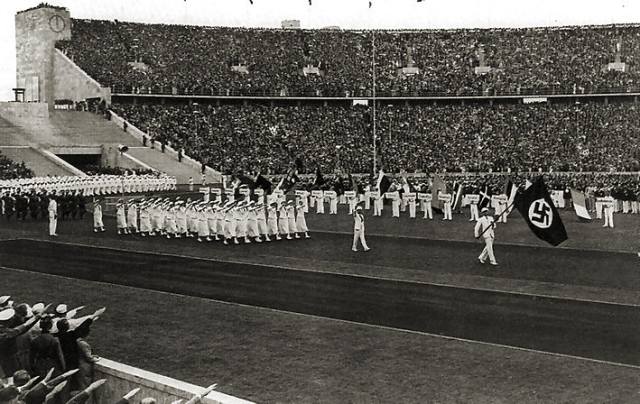 ドイツ軍＊１９３６年＊夏季ベルリンオリンピック/五輪＊万国旗