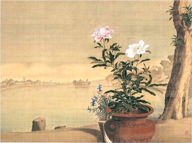 小田野直武『東叡山不忍池』