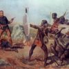 ズールー族の戦士「インピ」たちと英国軍