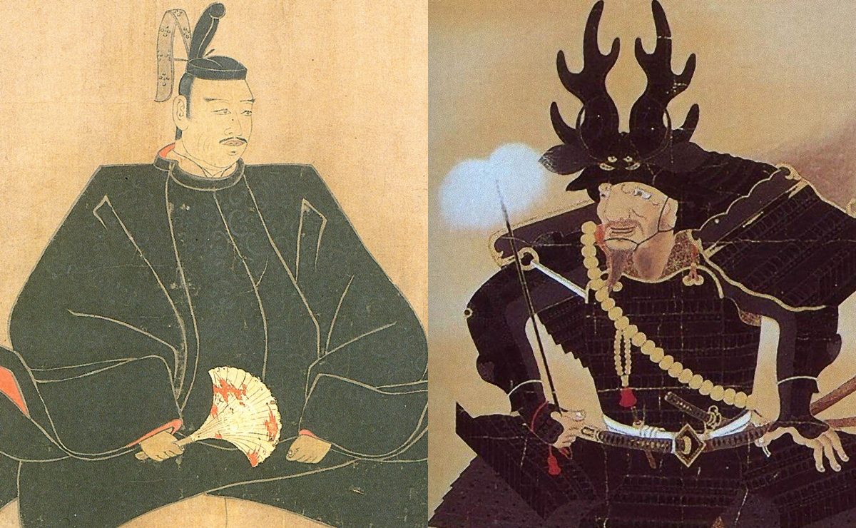 井伊直政（左）と本多忠勝の肖像画