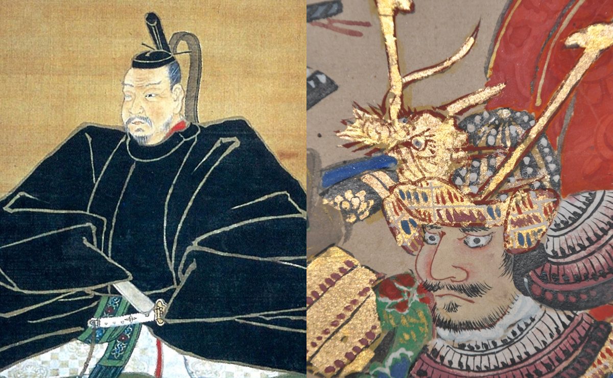 伊達政宗(左)と最上義光の肖像画
