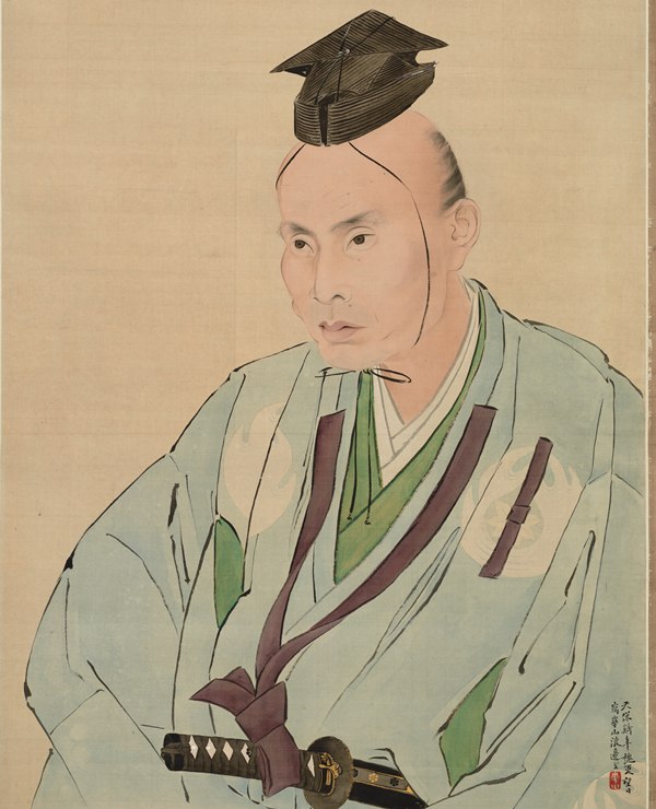 『鷹見泉石像』 渡辺崋山筆