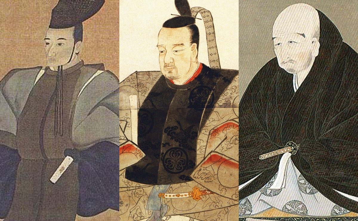 松平定信・徳川家斉・一橋治済の肖像画