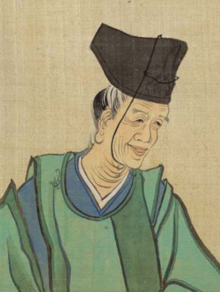 柴野栗山の肖像画