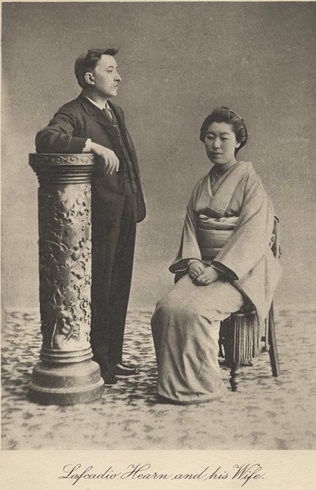 小泉八雲と小泉節子の写真