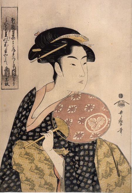 喜多川歌麿『高島屋おひさ』