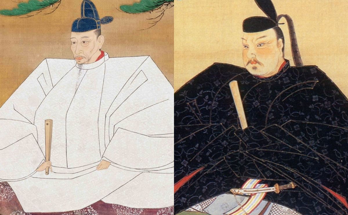 豊臣秀吉（左）と豊臣秀長の肖像画／2026年大河ドラマ『豊臣兄弟』の主役・秀長とその兄・秀吉が描かれている