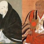 一橋治済(左)と立花道雪の肖像画