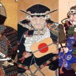 左から渡辺通・池田恒興・森長可の肖像画