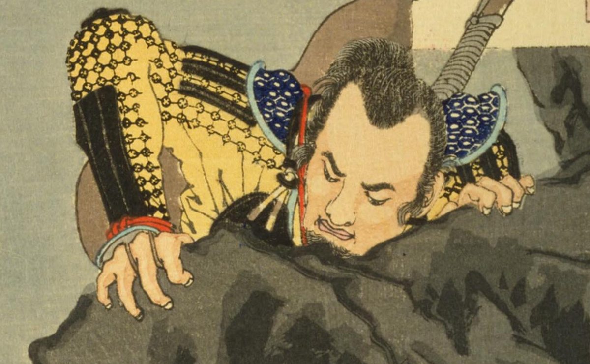 月岡芳年『月百姿 稲葉山の月』