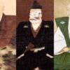 左から斎藤道三・斎藤義龍・織田信長の肖像画