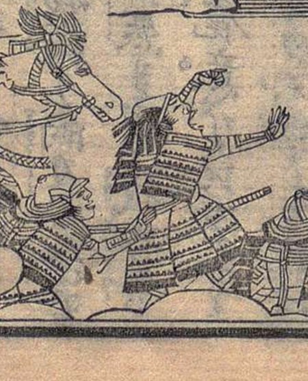 『絵本太閤記』洲の股の砦一夜に成る