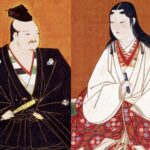 浅井長政（左）とお市の方の肖像画