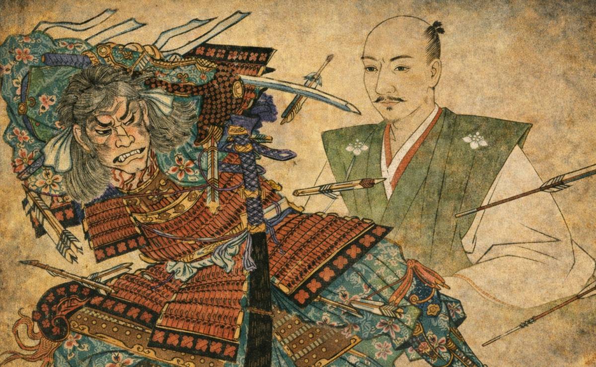 斎藤龍興と織田信長イメージイラスト