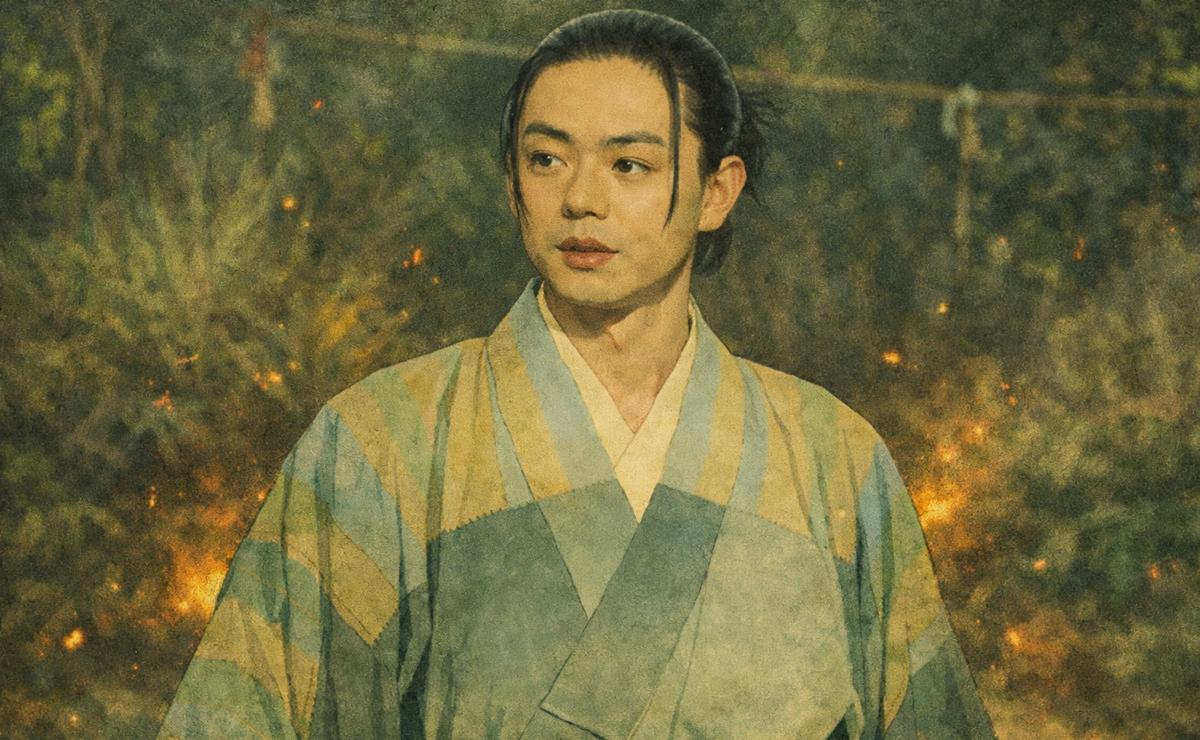 大河ドラマ『豊臣兄弟』竹中半兵衛イメージイラスト