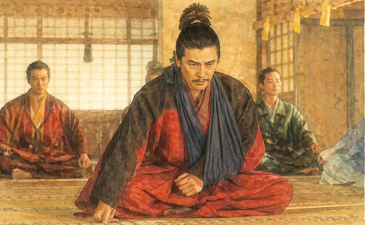 『豊臣兄弟』明智光秀イメージイラスト