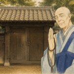 板部岡江雪斎のイメージイラスト