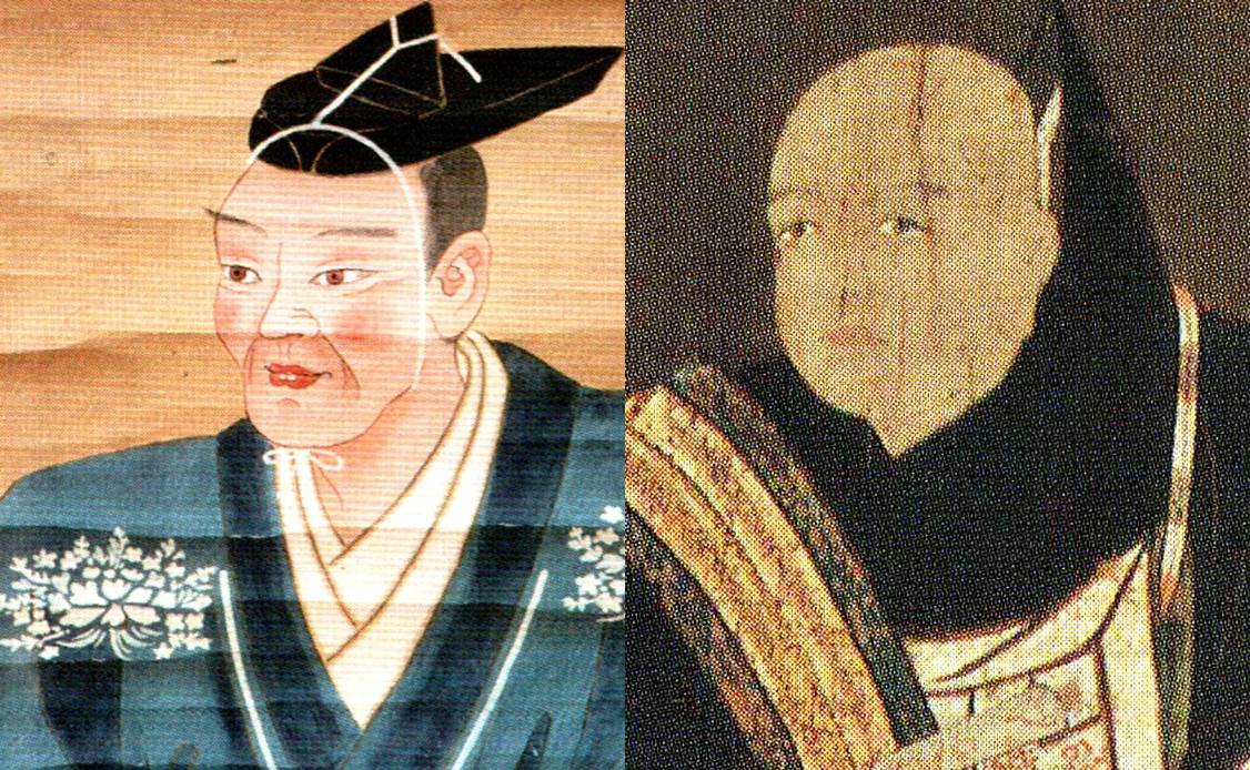 松永久秀と筒井順慶の肖像画