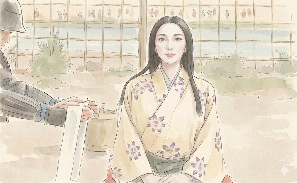 荒木だし(荒木村重の妻)イメージイラスト1