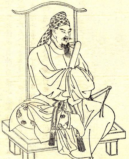 藤原鎌足肖像(菊池容斎画)