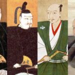 小早川隆景・毛利輝元・織田信長・吉川元春の肖像画