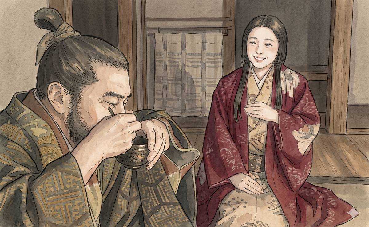 大河ドラマ『豊臣兄弟』第24回メシを食う荒木村重イメージ