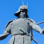 長宗我部元親の銅像