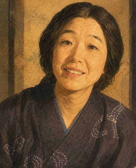 亀の前イメージイラスト