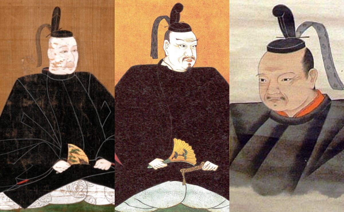 小早川隆景・毛利輝元・吉川元春の肖像画