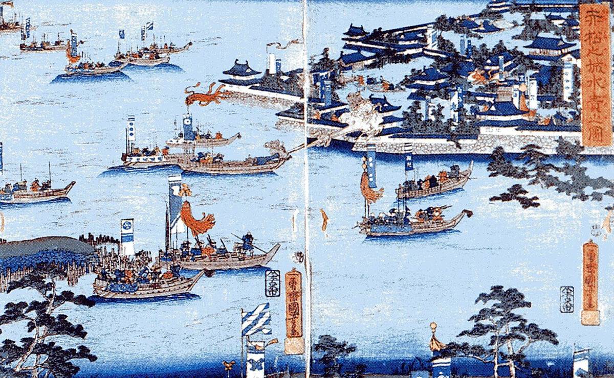 「赤松之城水責之図」