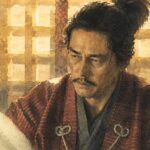 茶室で最期の茶を飲む明智光秀イメージイラスト