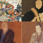 上段（高山右近・筒井順慶）下段（細川藤孝・明智光秀）