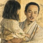 羽柴秀吉と三法師のイメージイラスト
