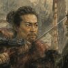 豊臣兄弟前田利家と柴田勝家の決闘シーンイメージイラスト