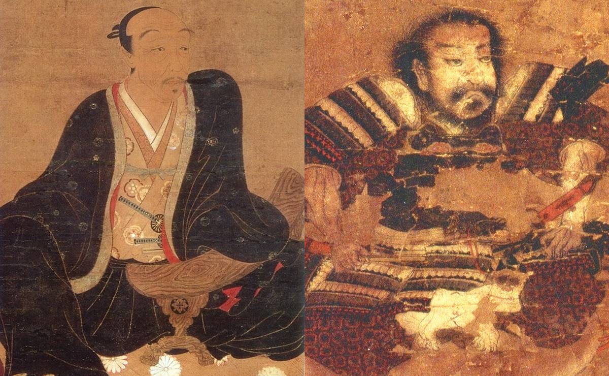 前田利家と柴田勝家の肖像画