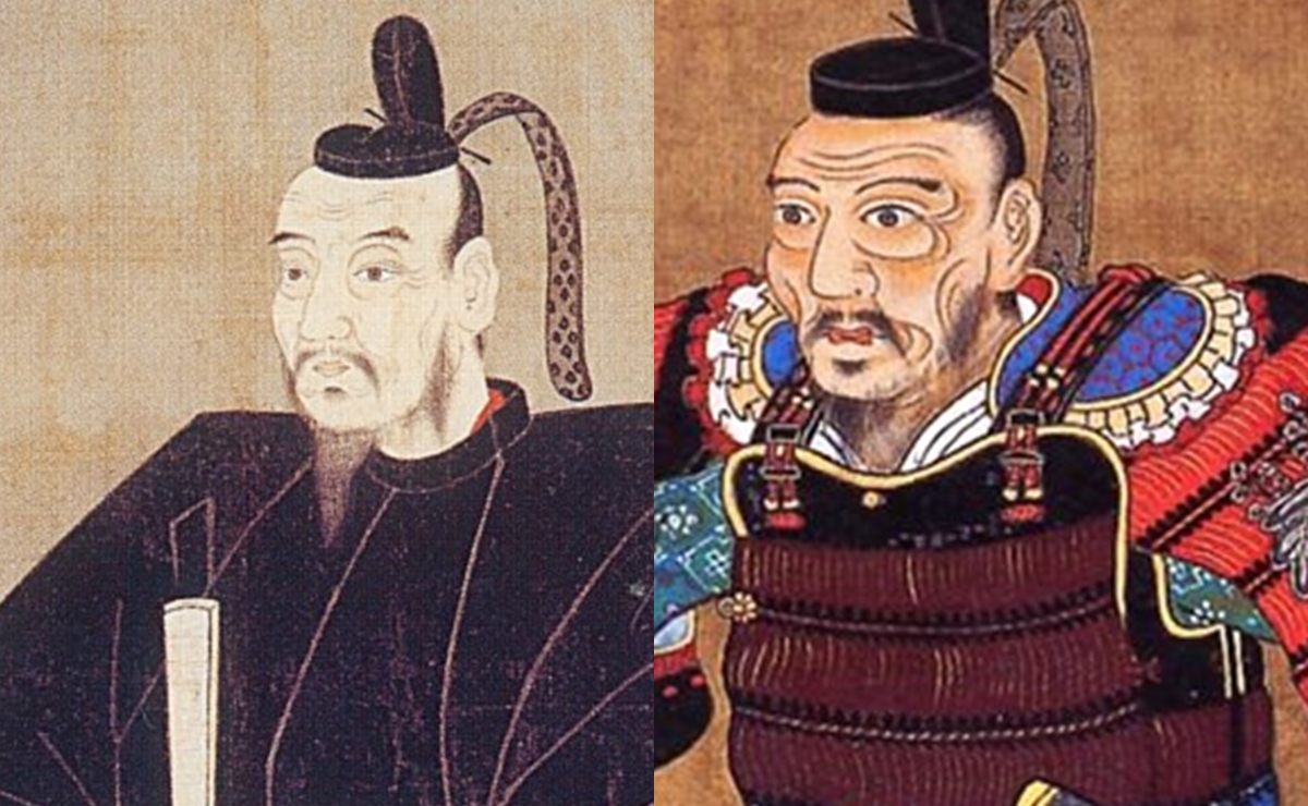 長宗我部元親と豊臣秀吉の肖像画