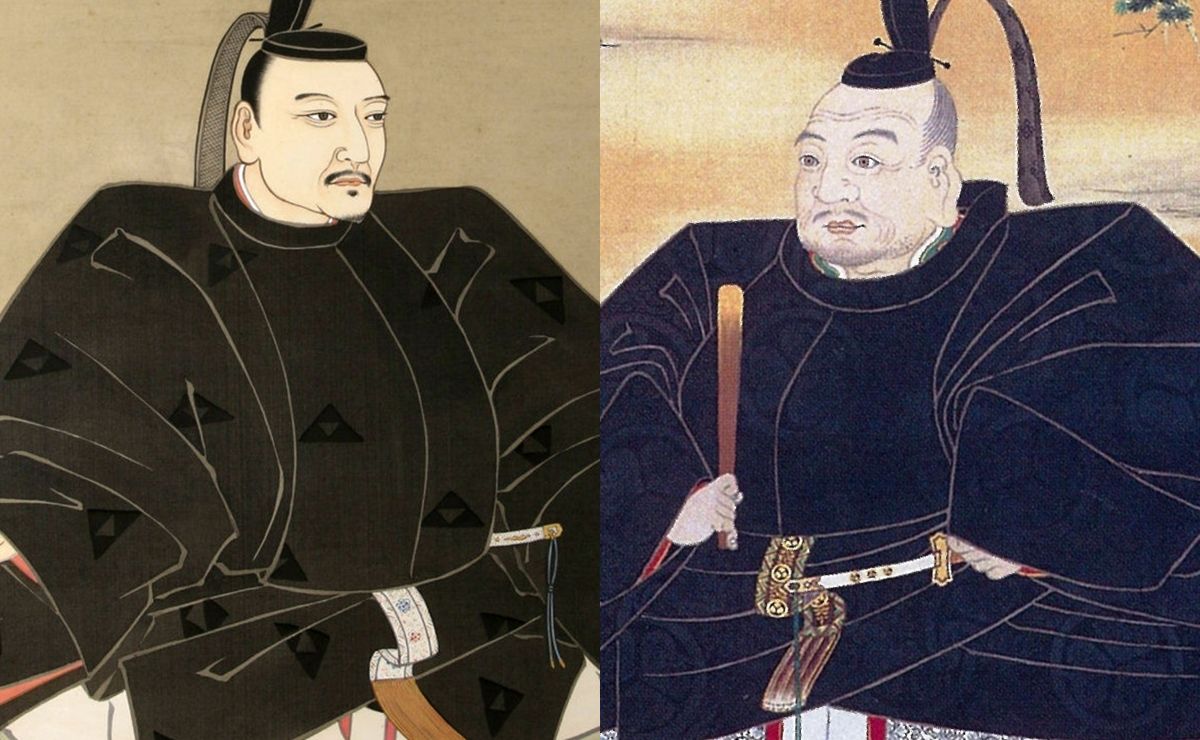 北条氏政と徳川家康の肖像画