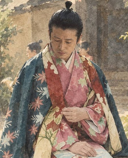 長宗我部元親のイメージイラスト