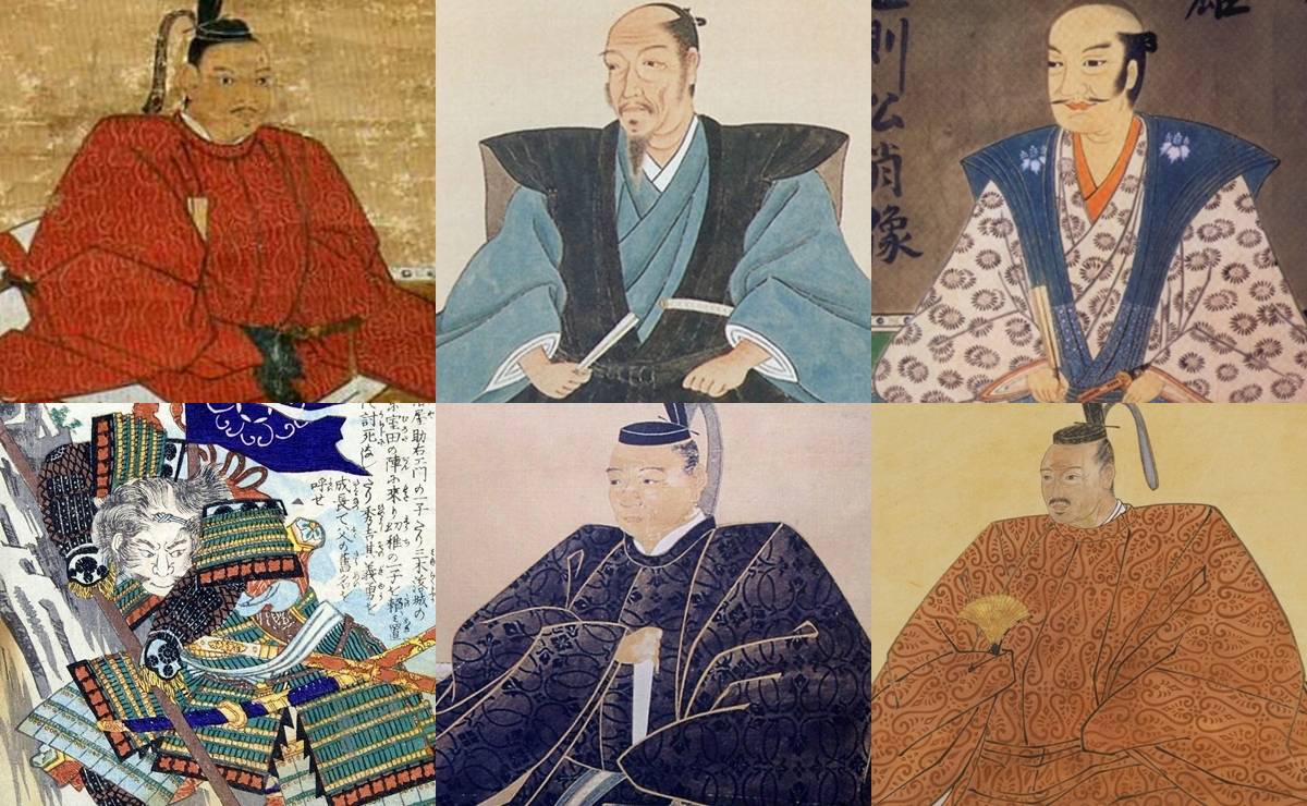 賤ヶ岳の七本槍メンバーの肖像画
