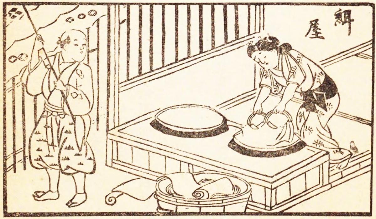 江戸時代の紺屋