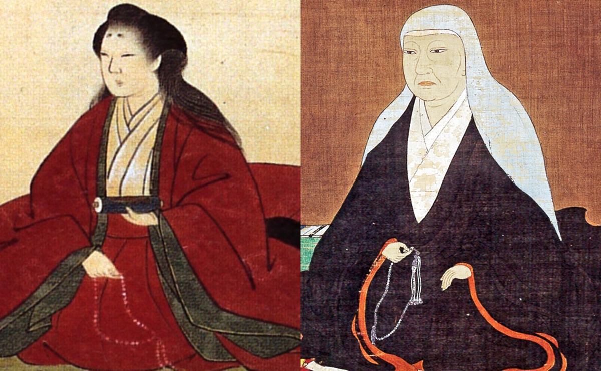 朝日姫と大政所の肖像画