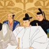 秀吉と家臣団イメージイラスト