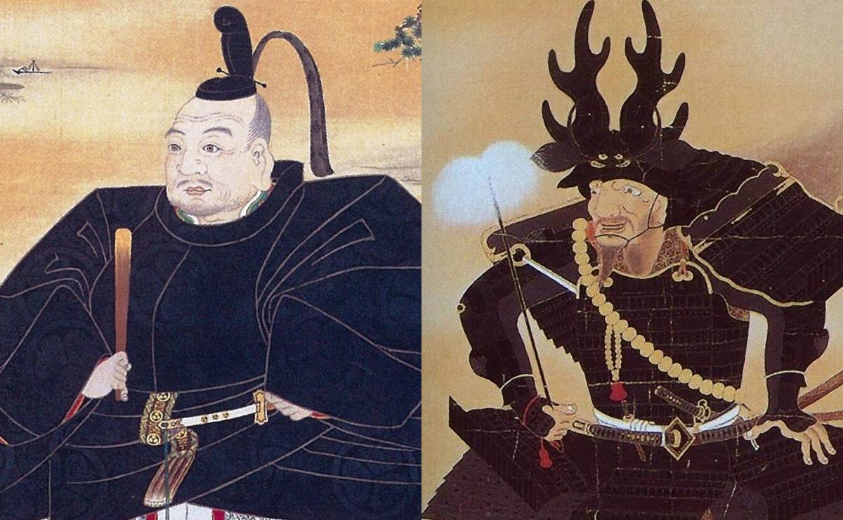 徳川家康と本多忠勝の肖像画