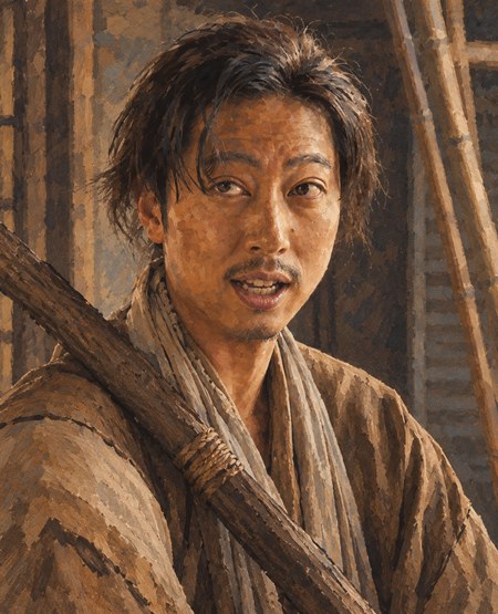ドラマ真田十勇士根津甚八イメージイラスト