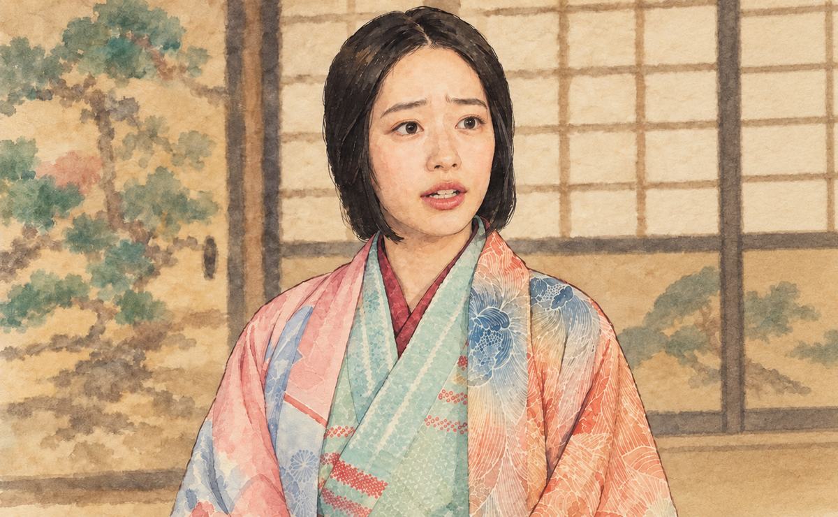 豊臣秀長と慶の一人娘・末イメージイラスト