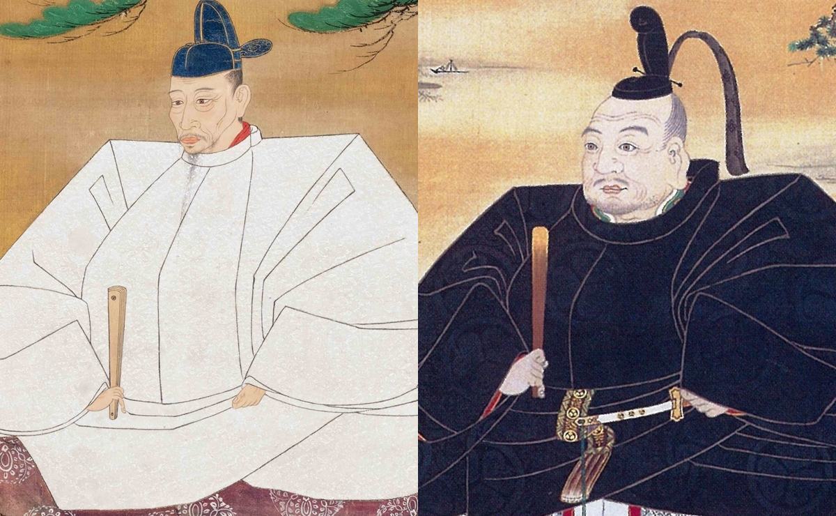 豊臣秀吉と徳川家康の肖像画