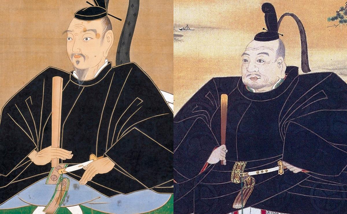 鳥居元忠と徳川家康の肖像画
